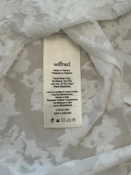 Wilfred White Floral Lace Tunic Top - Picture 5 of 5